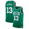 Kooe B.Celtics #13 Paul George Kelly Green Swingman Jerseys - Icon Edition