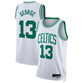 Kooe B.Celtics #13 Paul George White Swingman Jerseys - Association Edition