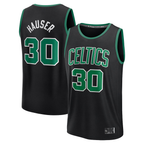 Kooe B.Celtics #30 Sam Hauser Black Fast Break Replica Player Jerseys - Statement Edition