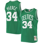 Kooe B.Celtics #34 Paul Pierce Mitchell & Ness Kelly Green Hardwood Classics Swingman Jerseys