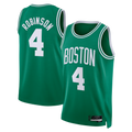 Kooe B.Celtics #4 Mitchell Robinson Kelly Green Swingman Jerseys - Icon Edition