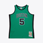 Kooe B.Celtics #5 Kevin Garnett Mitchell & Ness Kelly Green 2007-08 Hardwood Classics Authentic Jerseys