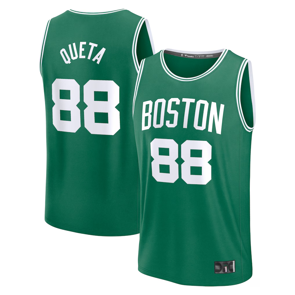 Kooe B.Celtics #88 Neemias Queta Kelly Green Fast Break Replica Player Jerseys - Icon Edition