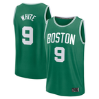 Kooe B.Celtics #9 Derrick White  Kelly Green Fast Break Replica Player Jerseys - Icon Edition