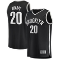 Kooe B.Nets #20 Day'Ron Sharpe  Black Fast Break Replica Jerseys - Icon Edition