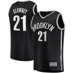 Kooe B.Nets #21 Noah Clowney Black Fast Break Replica Jerseys - Icon Edition