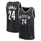Kooe B.Nets #24 Cam Thomas Black Fast Break Replica Jerseys - Icon Edition