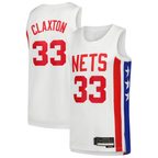 Kooe B.Nets #33 Nic Claxton White Swingman Jerseys - Classic Edition