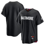 Kooe B.Orioles Black City Connect Home Game Blank Player Stitched Jerseys