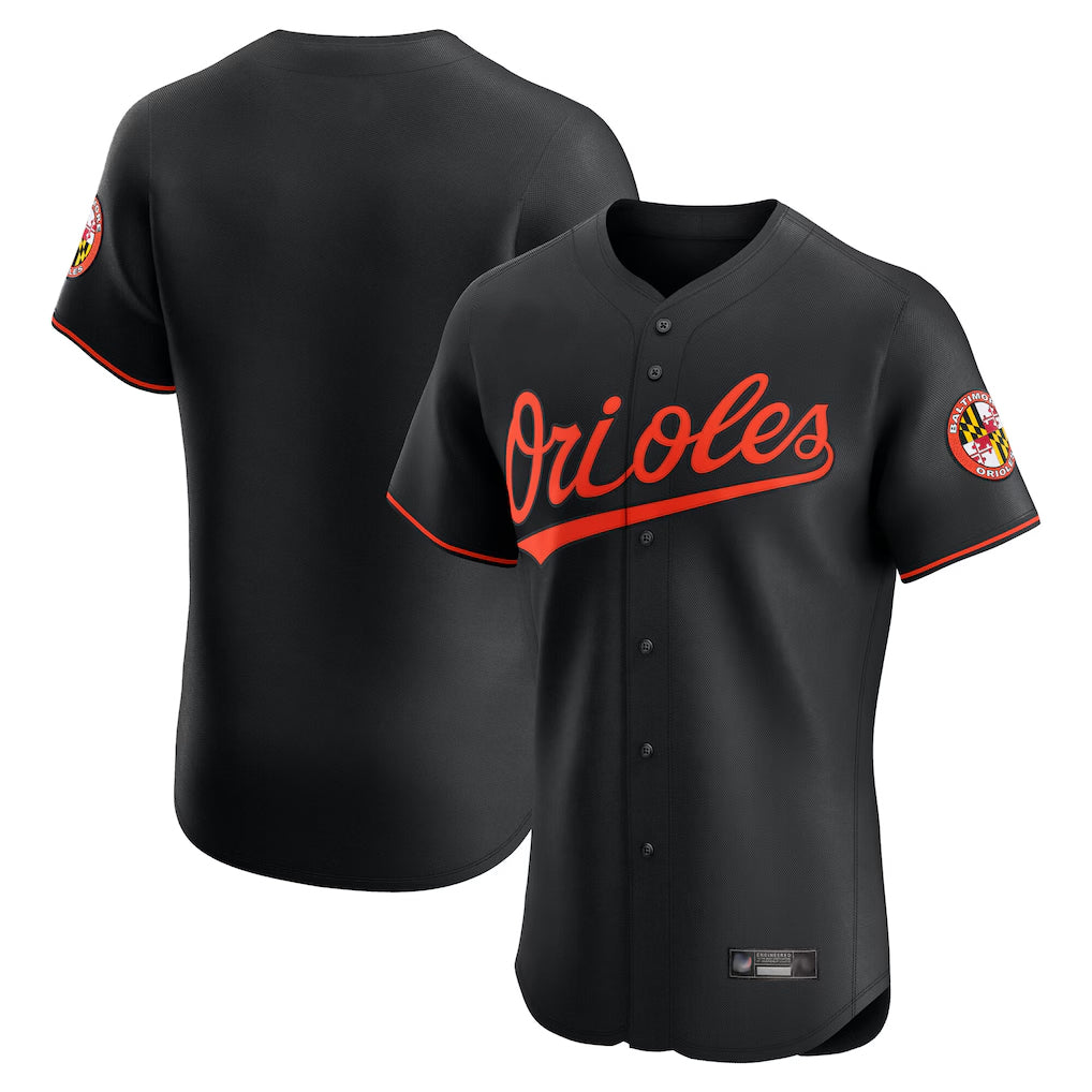 Kooe B.Orioles Black Limited Elite Home Game Blank Player Stitched Jerseys