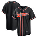 Kooe B.Orioles Black Out Fashion Home Game Blank Player Stitched Jerseys