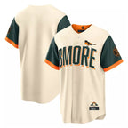 Kooe B.Orioles Cream 2026 City Connect Home Blank Player Stitched Jerseys