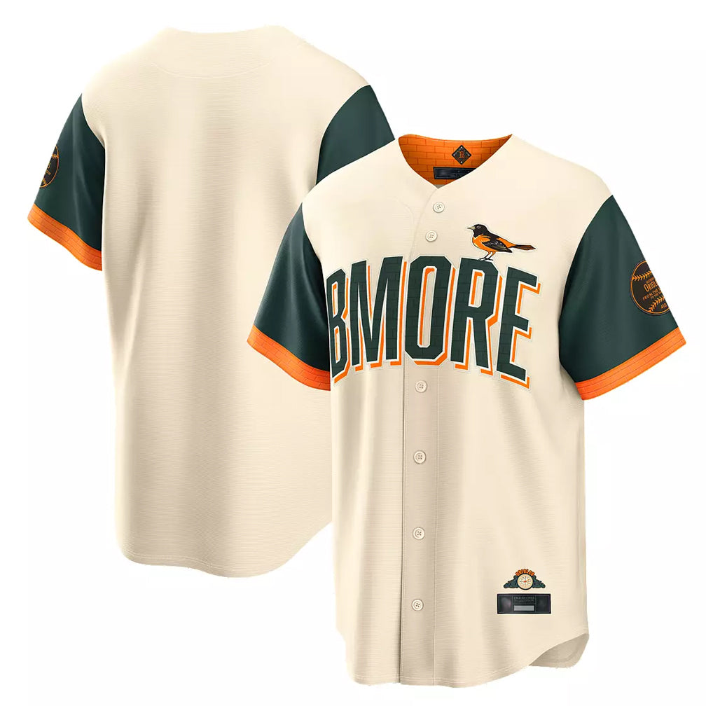 Kooe B.Orioles Cream 2026 City Connect Home Blank Player Stitched Jerseys