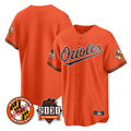 Kooe B.Orioles Orange 30th Anniversary of 2131 Home Game Blank Player Stitched Jerseys