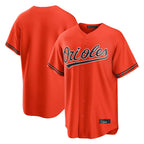 Kooe B.Orioles Orange Home Game Blank Player Stitched Jerseys