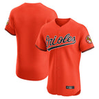 Kooe B.Orioles Orange Limited Elite Home Game Blank Player Stitched Jerseys
