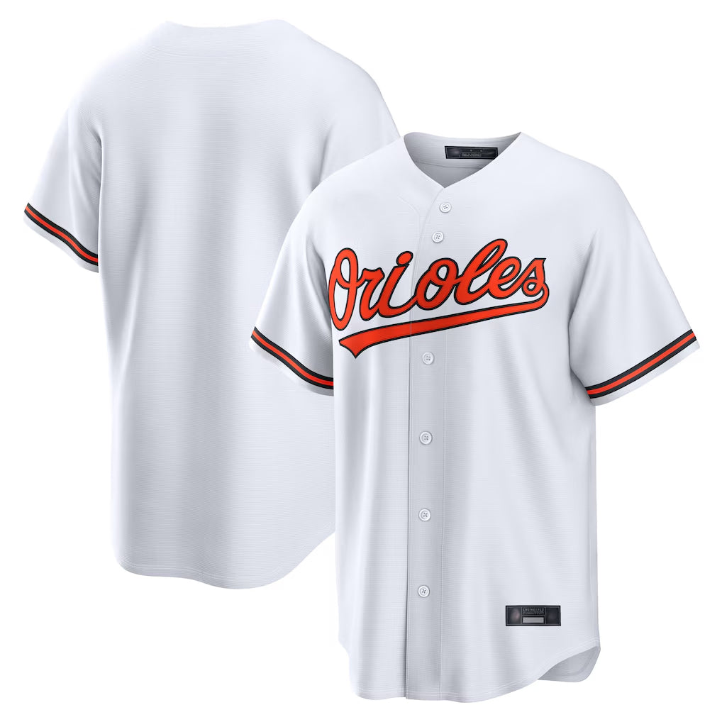 Kooe B.Orioles White Home Game Blank Player Stitched Jerseys