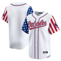 Kooe B.Orioles White Independence Day Vapor Premier Home Game Blank Player Stitched Jerseys