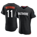 Kooe B.Orioles #11 Jordan Westburg Player Black City Connect Limited Elite Home Game Stitched Jerseys