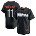 Kooe B.Orioles #11 Jordan Westburg Player Black City Connect Limited Home Game Stitched Jerseys