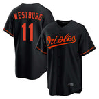 Kooe B.Orioles #11 Jordan Westburg Player Black Home Game Stitched Jerseys
