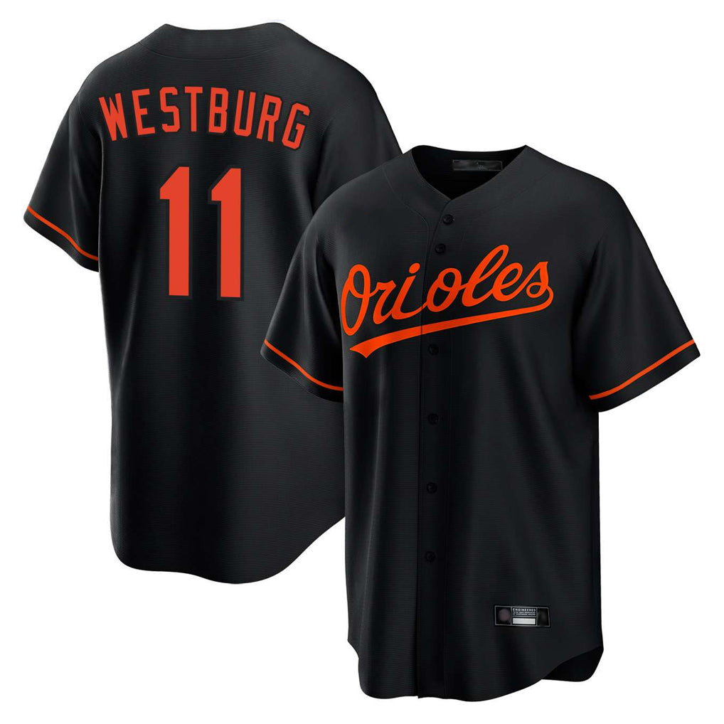Kooe B.Orioles #11 Jordan Westburg Player Black Home Game Stitched Jerseys