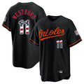 Kooe B.Orioles #11 Jordan Westburg Player Black USA 250 Fourth of July Home Game Stitched Jerseys