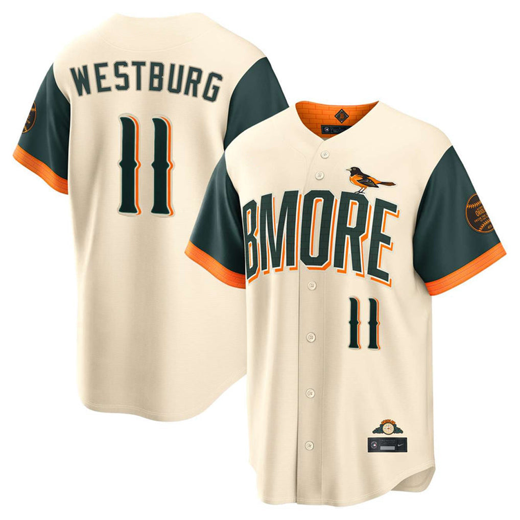 Kooe B.Orioles #11 Jordan Westburg Player Cream 2026 City Connect Home Game Stitched Jerseys