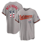 Kooe B.Orioles #11 Jordan Westburg Player Gray USA 250 Fourth of July Home Game Stitched Jerseys