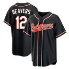 Kooe B.Orioles #12 Dylan Beavers Player Black Out Home Game Stitched Jerseys