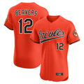 Kooe B.Orioles #12 Dylan Beavers Player Orange Limited Elite Home Game Stitched Jerseys