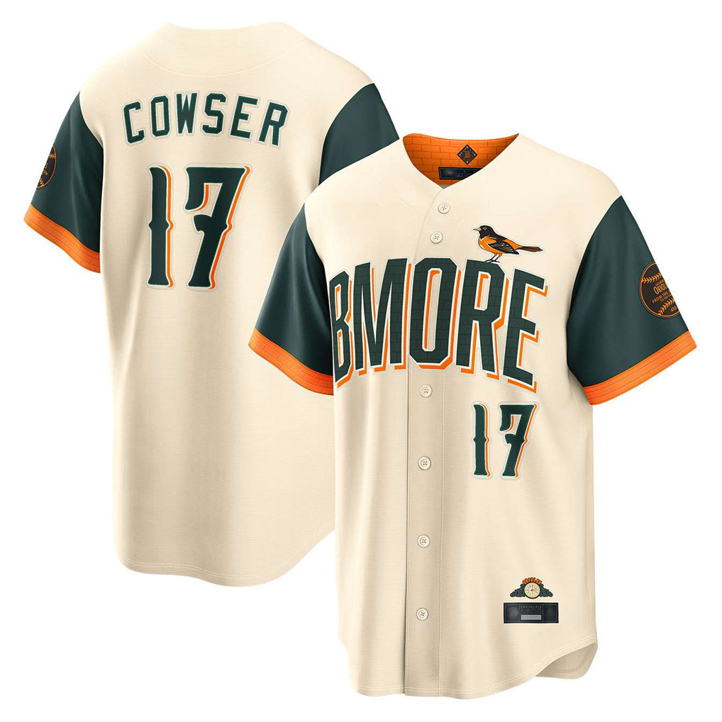 Kooe B.Orioles #17 Colton Cowser Player Cream 2026 City Connect Home Game Stitched Jerseys