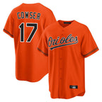 Kooe B.Orioles #17 Colton Cowser Player Orange Home Game Stitched Jerseys