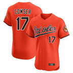 Kooe B.Orioles #17 Colton Cowser Player Orange Limited Elite Home Game Stitched Jerseys