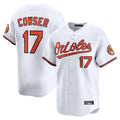 Kooe B.Orioles #17 Colton Cowser Player White Limited Home Game Stitched Jerseys