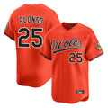 Kooe B.Orioles #25 Pete Alonso Player Orange Limited Home Game Stitched Jerseys