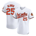 Kooe B.Orioles #25 Pete Alonso Player White Limited Elite Home Game Stitched Jerseys