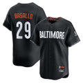Kooe B.Orioles #29 Samuel Basallo Player Black City Connect Limited Home Game Stitched Jerseys