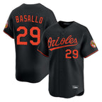 Kooe B.Orioles #29 Samuel Basallo Player Black Limited Home Game Stitched Jerseys