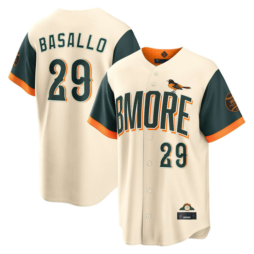 Kooe B.Orioles #29 Samuel Basallo Player Cream 2026 City Connect Home Game Stitched Jerseys