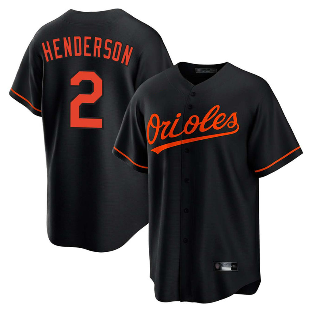 Kooe B.Orioles #2 Gunnar Henderson Player Black Home Game Stitched Jerseys