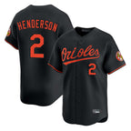 Kooe B.Orioles #2 Gunnar Henderson Player Black Limited Home Game Stitched Jerseys