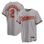 Kooe B.Orioles #2 Gunnar Henderson Player Gray Home Game Stitched Jerseys