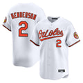 Kooe B.Orioles #2 Gunnar Henderson Player White Limited Home Game Stitched Jerseys