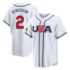 Kooe B.Orioles #2 Gunnar Henderson Player White USA 2026 World Classic Home Game Stitched Jerseys