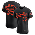 Kooe B.Orioles #35 Adley Rutschman Black Limited Elite Home Game Stitched Jerseys