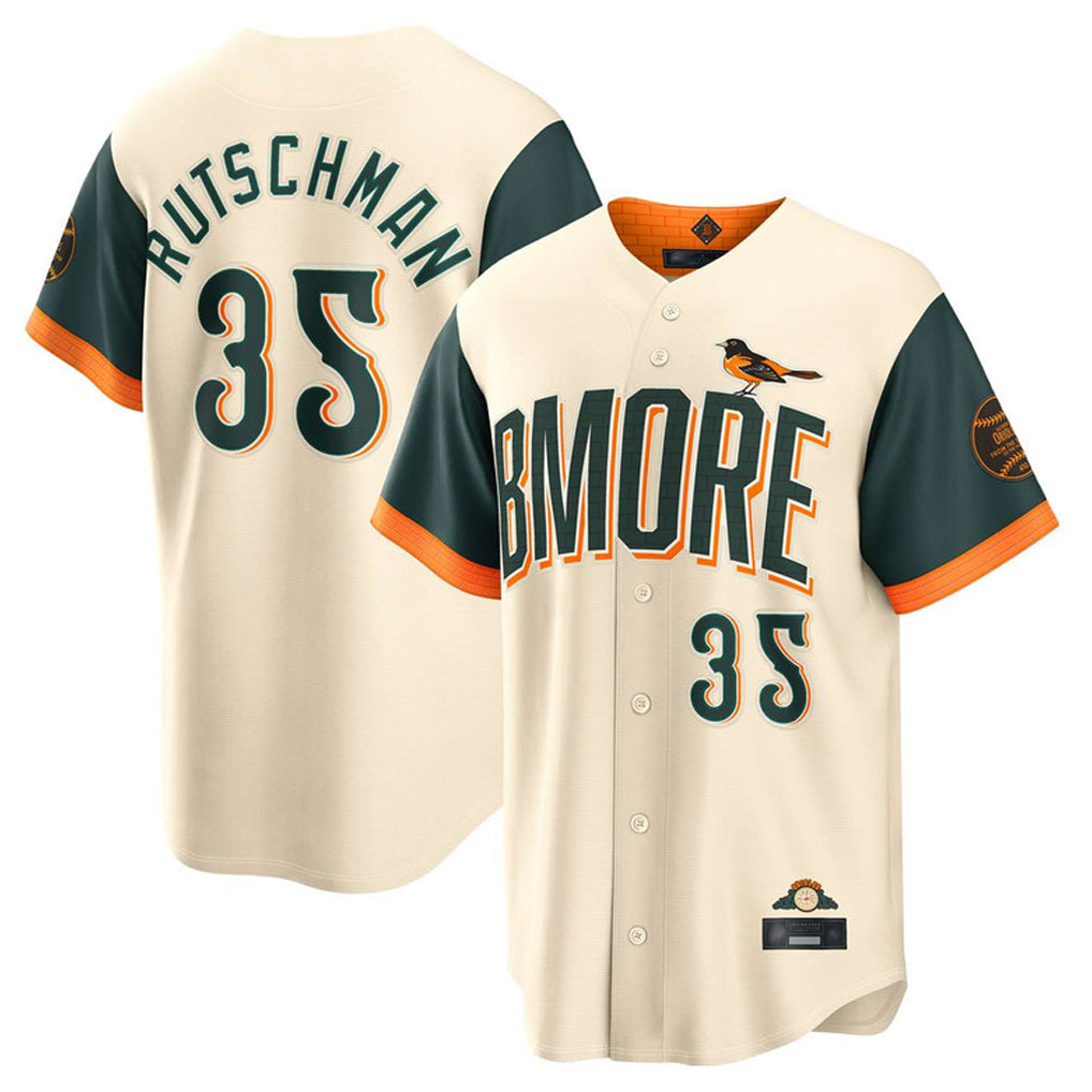 Kooe B.Orioles #35 Adley Rutschman Cream 2026 City Connect Home Game Stitched Jerseys