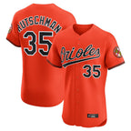 Kooe B.Orioles #35 Adley Rutschman Orange Limited Elite Home Game Stitched Jerseys