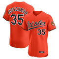 Kooe B.Orioles #35 Adley Rutschman Orange T-shirt Limited Home Game Stitched Jerseys