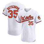 Kooe B.Orioles #35 Adley Rutschman White Limited Elite Home Game Stitched Jerseys